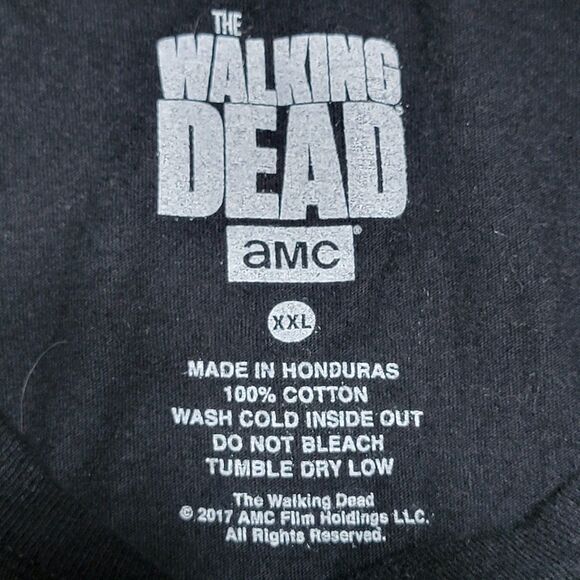 The Walking Dead SS Black Unisex Tee Negan "You are mine" - Size XXL - Picture 4 of 4